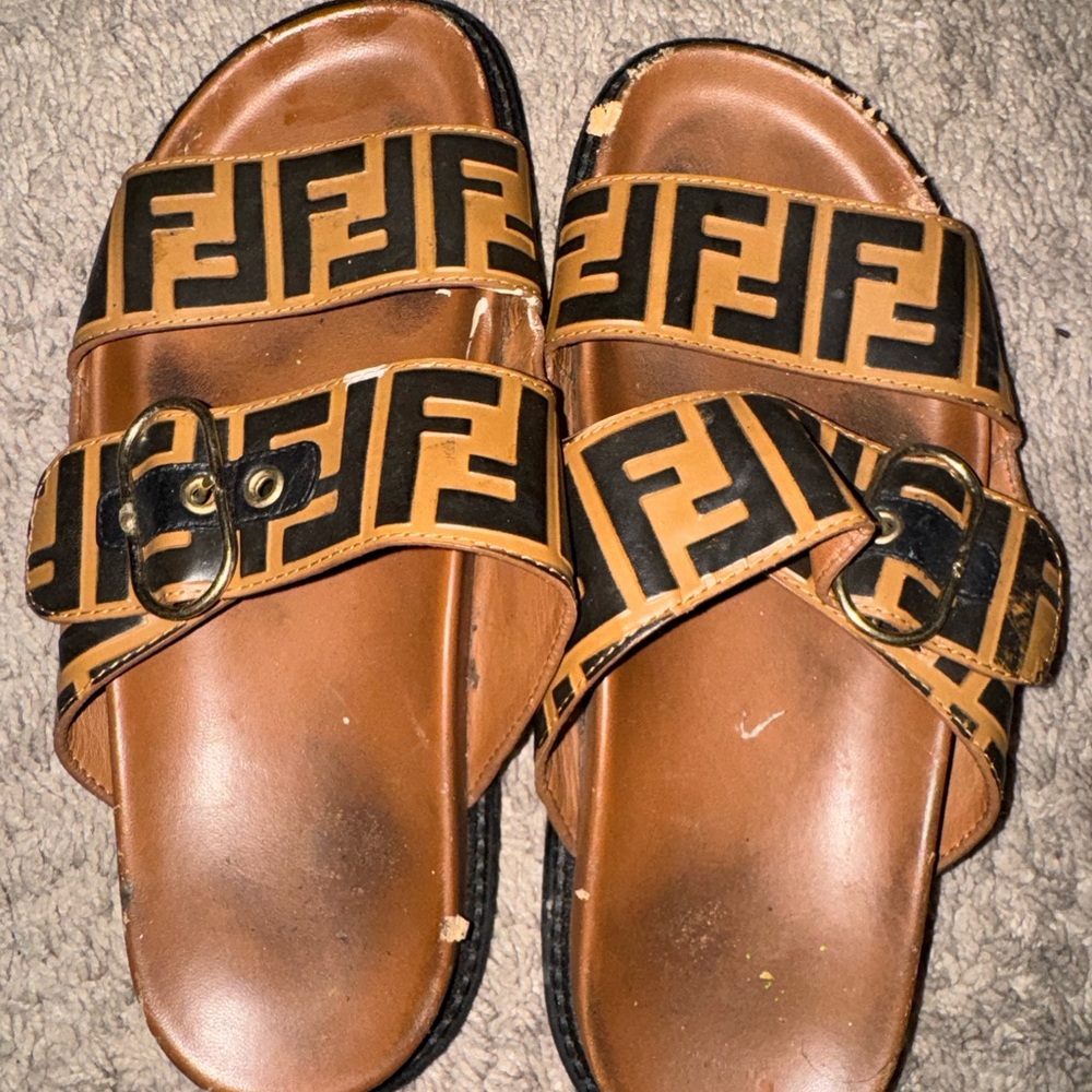 Used fendi slides